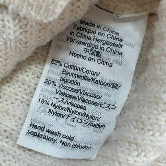 Madewell Patch pocket Pullover crewneck sweater size S Oversize - Picture 4 of 8